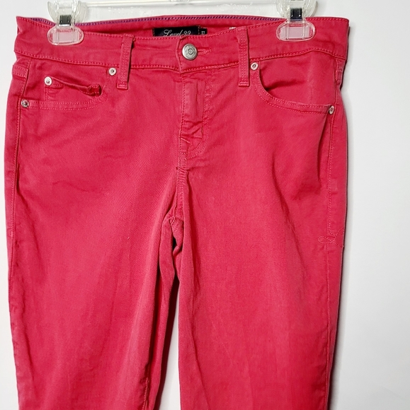 Anthropologie Level 99 Lily skinny pink flattering jeans sz 27 - Picture 2 of 7